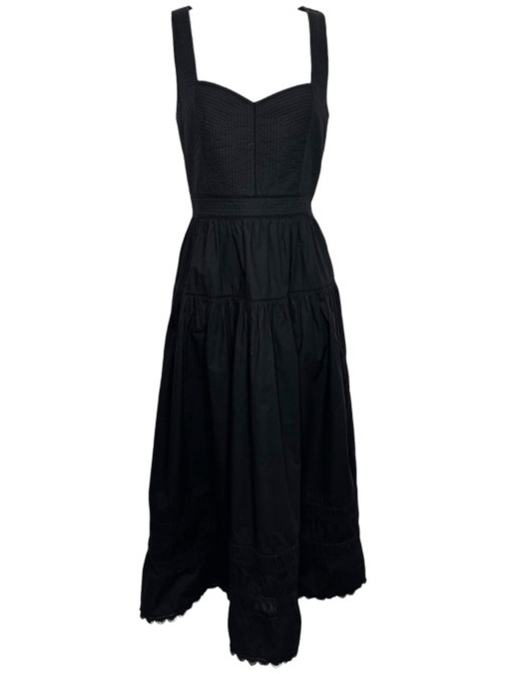 Ulla Johnson "Isadora" Cotton Midi Dress Size 6